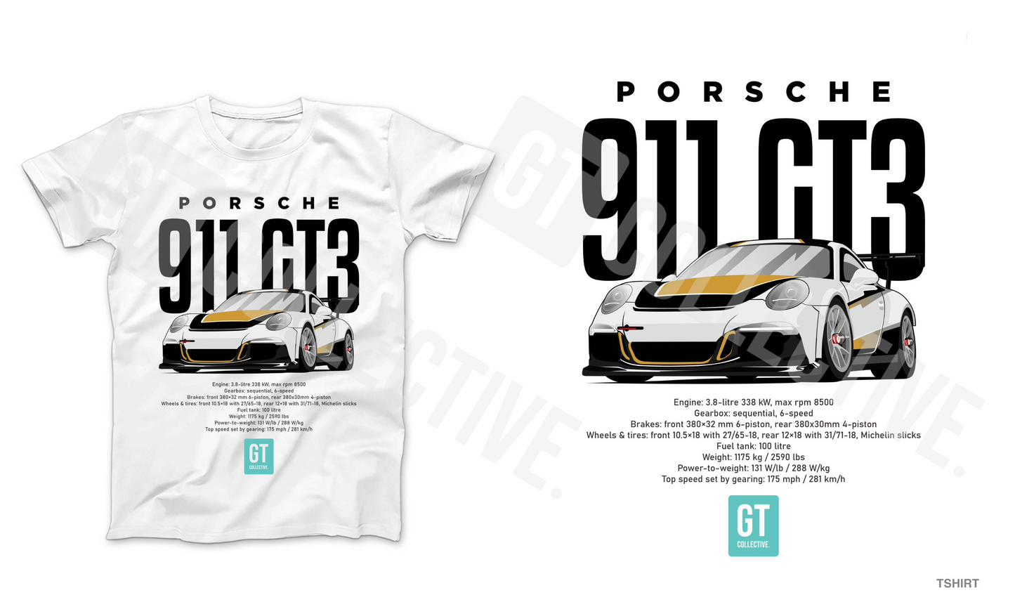 GT-C Porsche 991 GT3 Cup Merch Tee