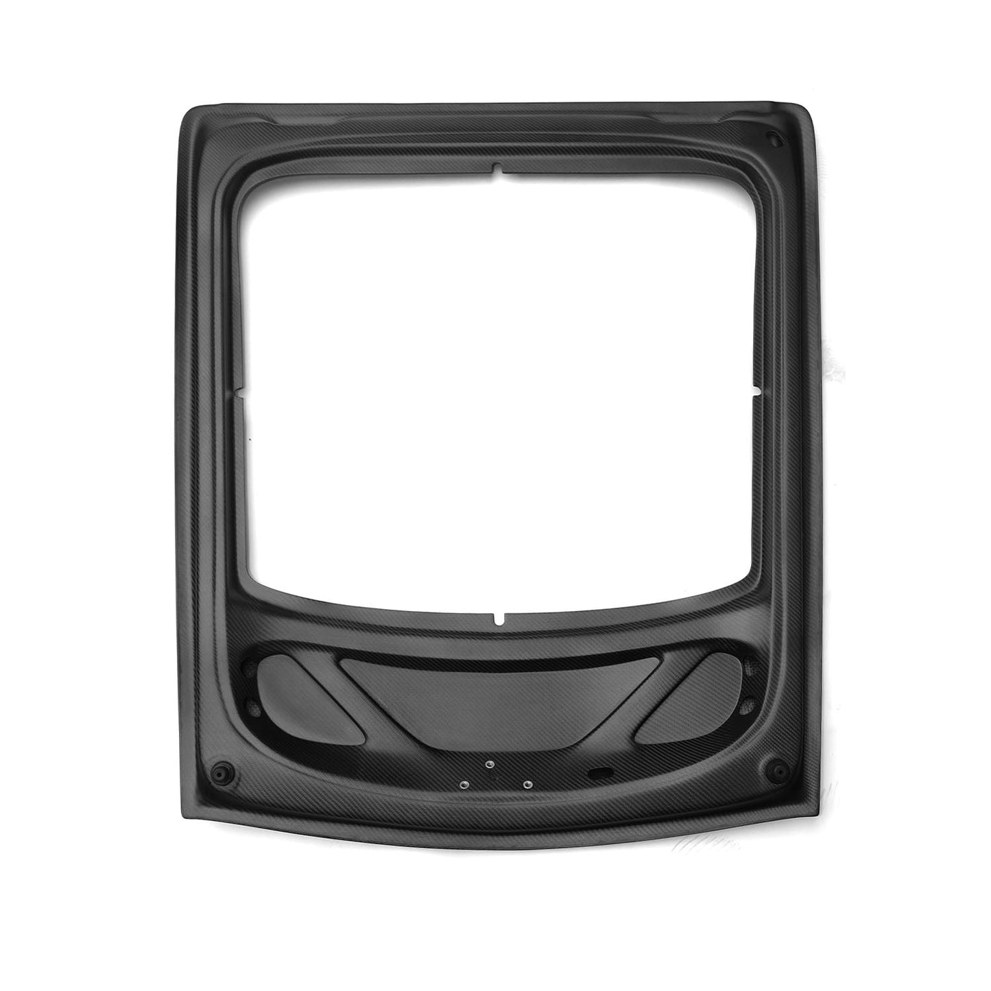 SR DRY CARBON FIBER V-FRAME TAILGATE WITH HD LIGHTWEIGHT PC GLASS [PORSCHE 718 / GT4 / RS WEISSACH PACK & STANDARD]