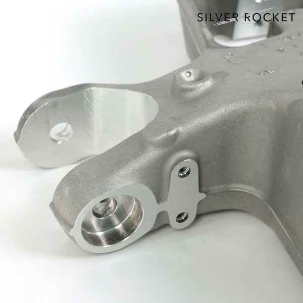 PORSCHE MOTORSPORT CLUBSPORT UPRIGHT & STEERING ROD (FRONT AXEL) [PORSCHE 718 GT4 RS]