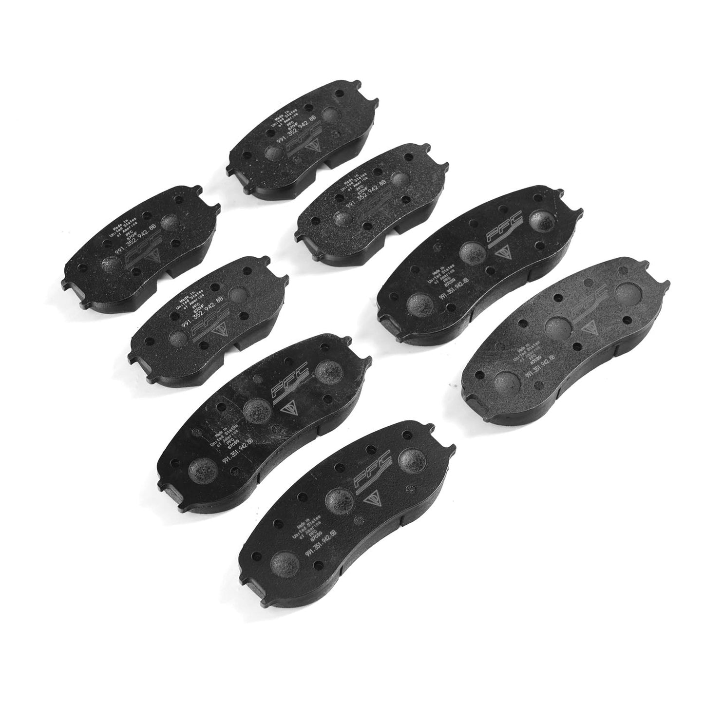 PORSCHE MOTORSPORT ENDURANCE BRAKE PADS FOR CLUBSPORT BRAKE KITS (4 WHEELS) [PORSCHE 718 / GT4 / RS / Clubsport]