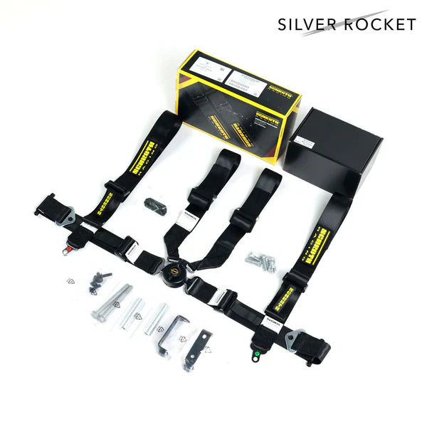 GT4 RS 6-POINT RACING HARNESS PACK - 9GT857705A WITH MOUNTING KIT (FACTORY CLUBSPORT PACKAGE) - 98180301580 [MANTHEY RACING]
