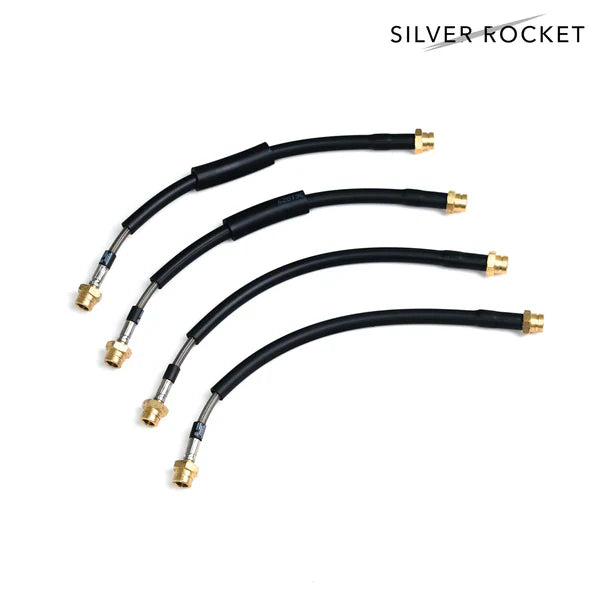GT4 RS BRAIDED BRAKE LINE SET FRONT&BACK [MANTHEY RACING]