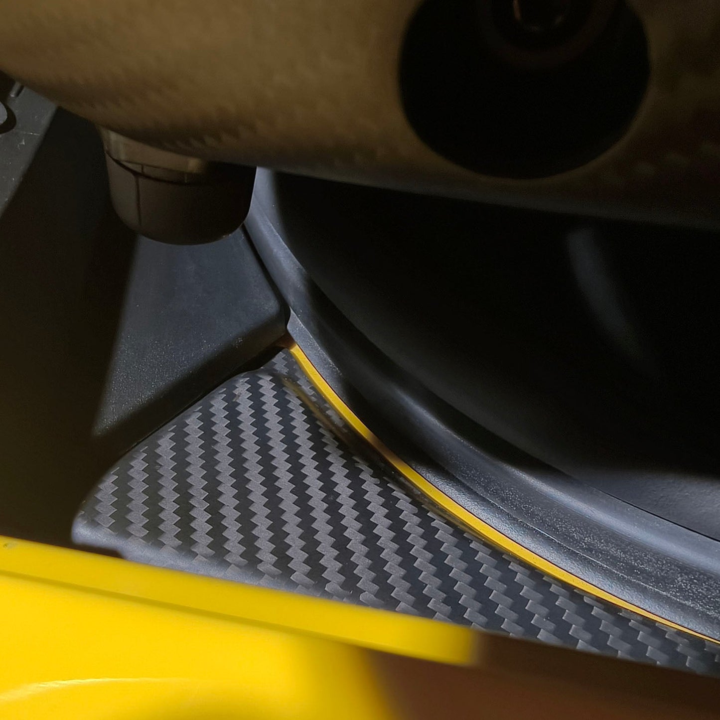 SR WING SUPPORT BODY REINFORCEMENT DRY CARBON FIBER PLATES [PORSCHE 981 / 718 / GT4 / RS]