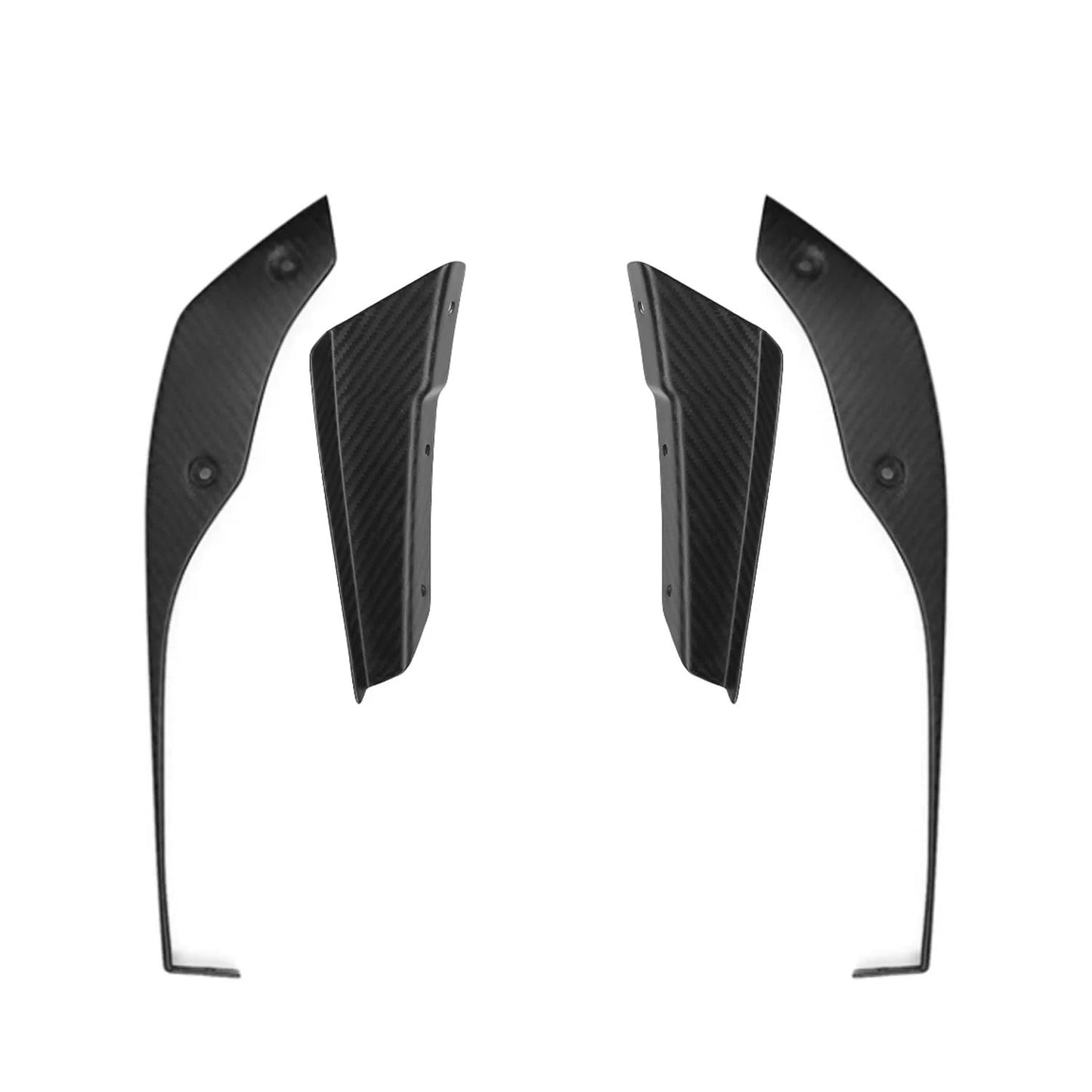 SR DRY CARBON FIBER CLUBSPORT DIVE PLANE & LOWER SIDE SPOILER PACK [PORSCHE 718 Cayman GT4 RS Clubsport]
