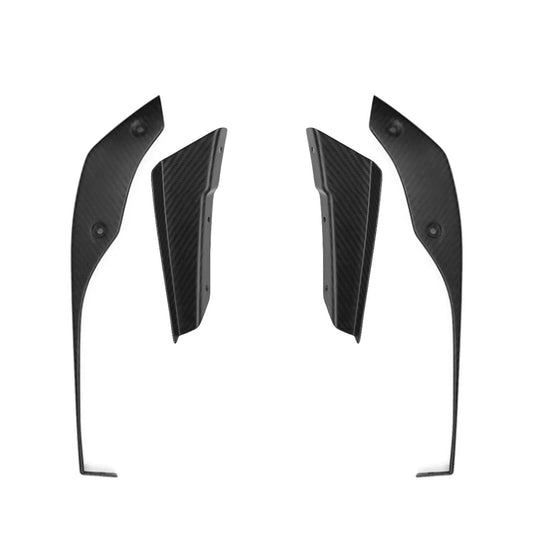 SR DRY CARBON FIBER CLUBSPORT DIVE PLANE & LOWER SIDE SPOILER PACK [PORSCHE 718 Cayman GT4 RS Clubsport]