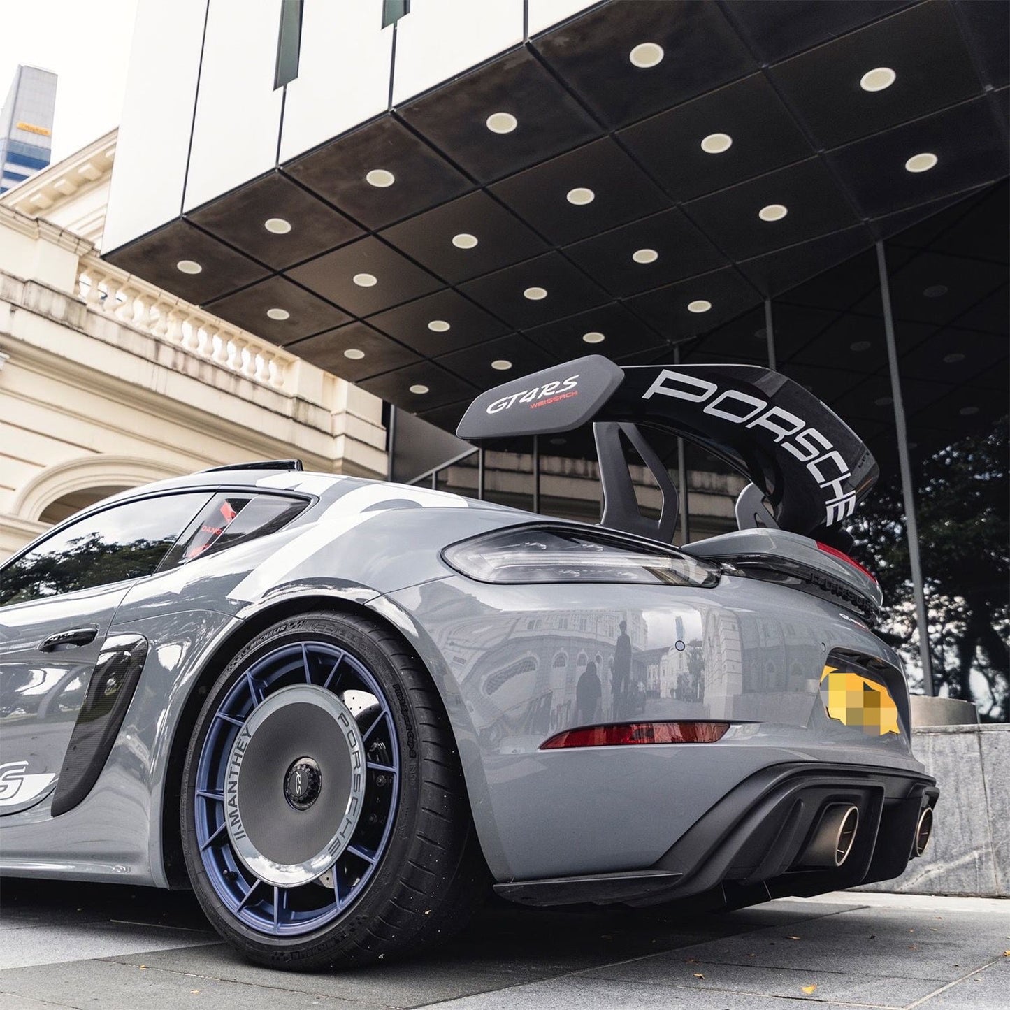 SR DRY CARBON FIBER R-HR AERODISC (for Magnesium Rims) [PORSCHE 718 GT4 RS]
