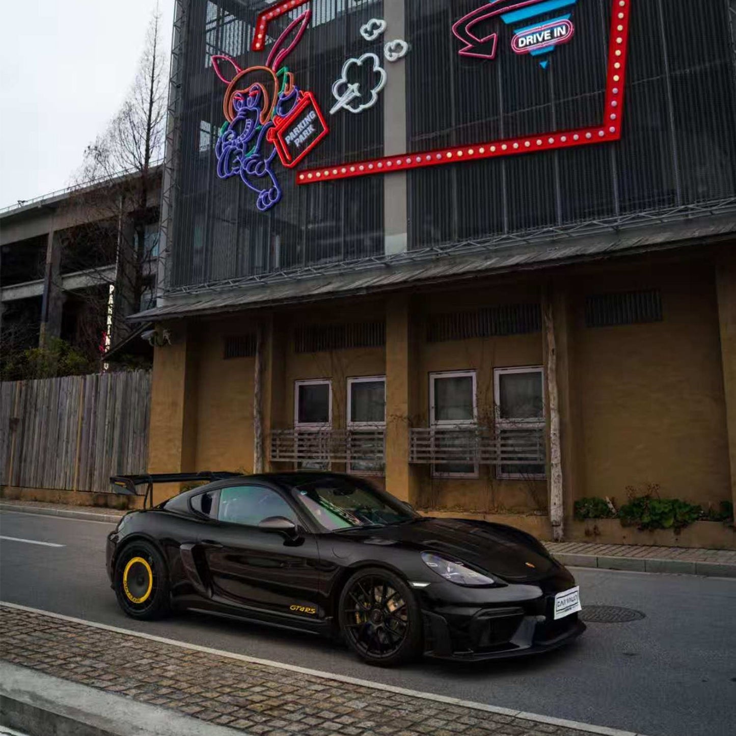 SR DRY CARBON FIBER R-HR AERODISC (for Aluminum Rims) [PORSCHE 718 GT4 RS]