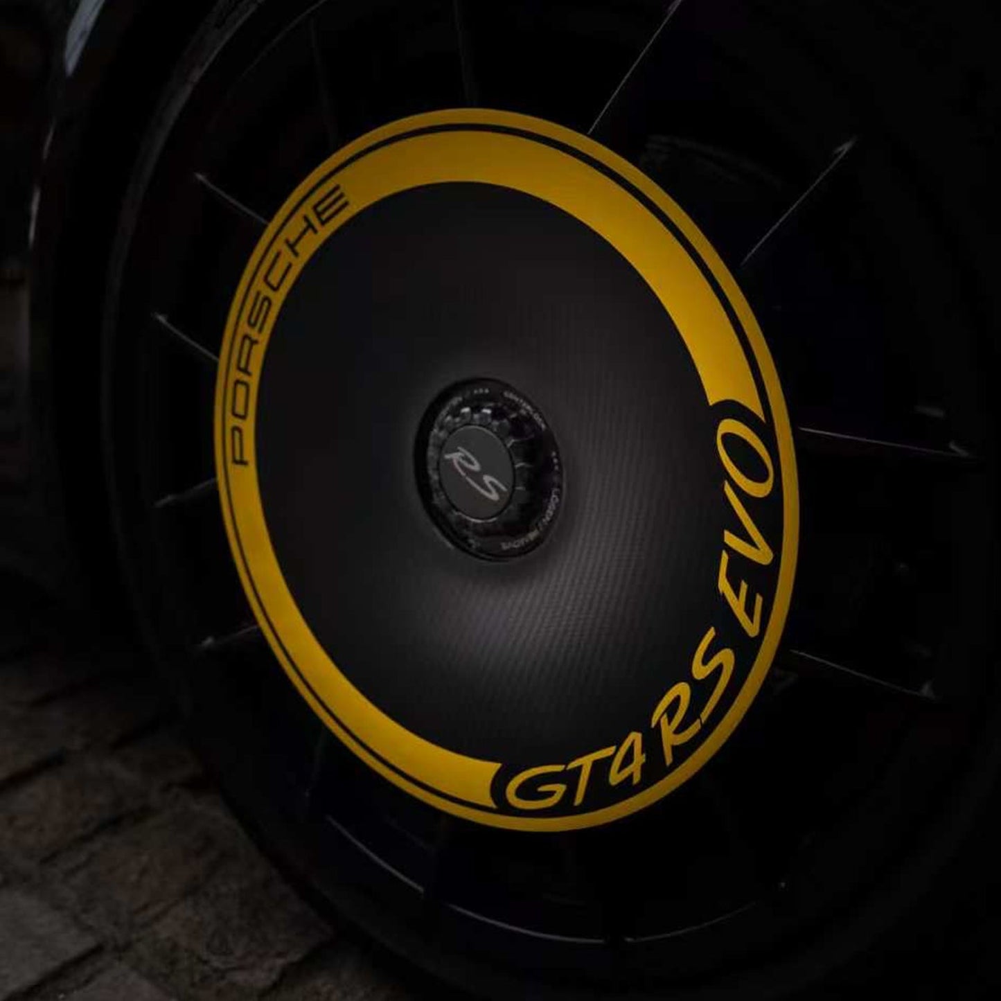 SR DRY CARBON FIBER R-HR AERODISC (for Magnesium Rims) [PORSCHE 718 GT4 RS]