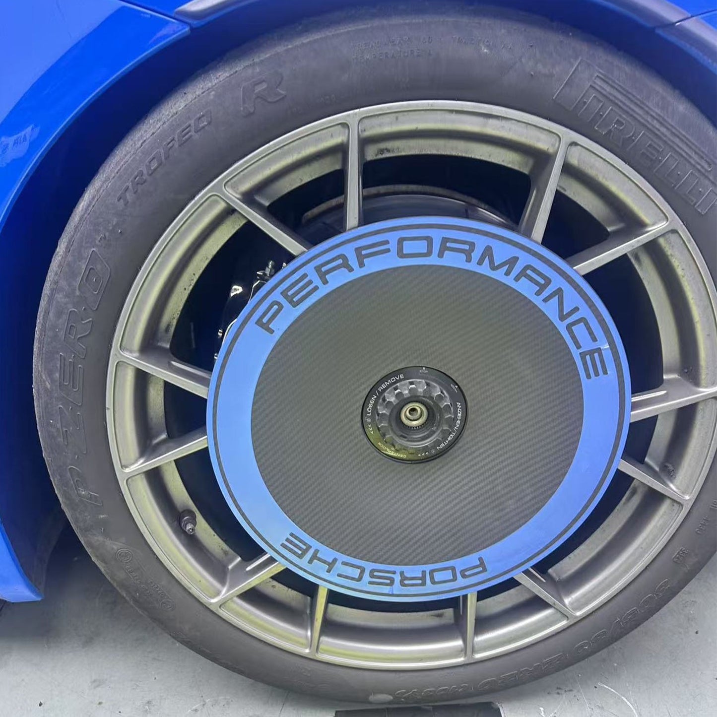 SR DRY CARBON FIBER R-HR AERODISC (for Magnesium Rims) [PORSCHE 718 GT4 RS]