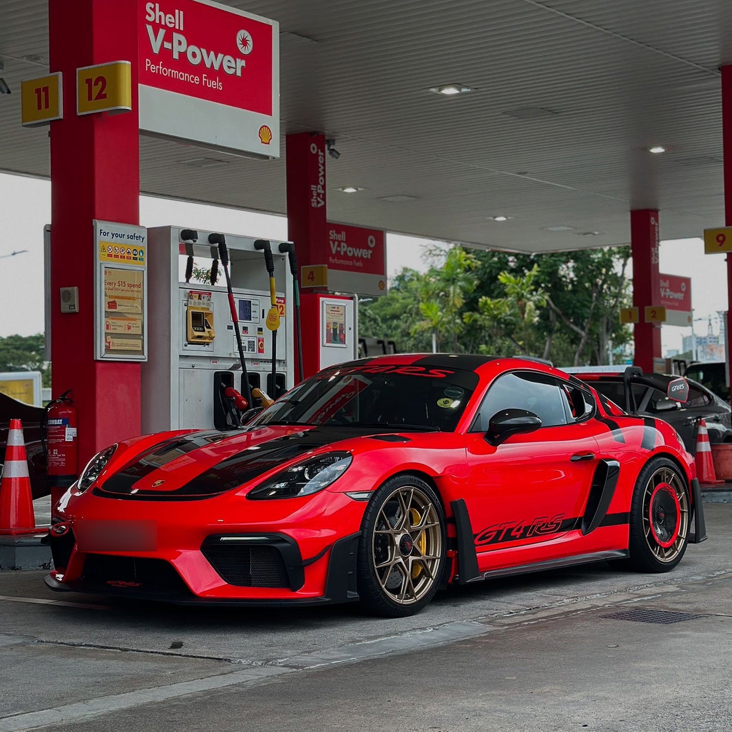 SR DRY CARBON FIBER R-HR AERODISC (for Magnesium Rims) [PORSCHE 718 GT4 RS]