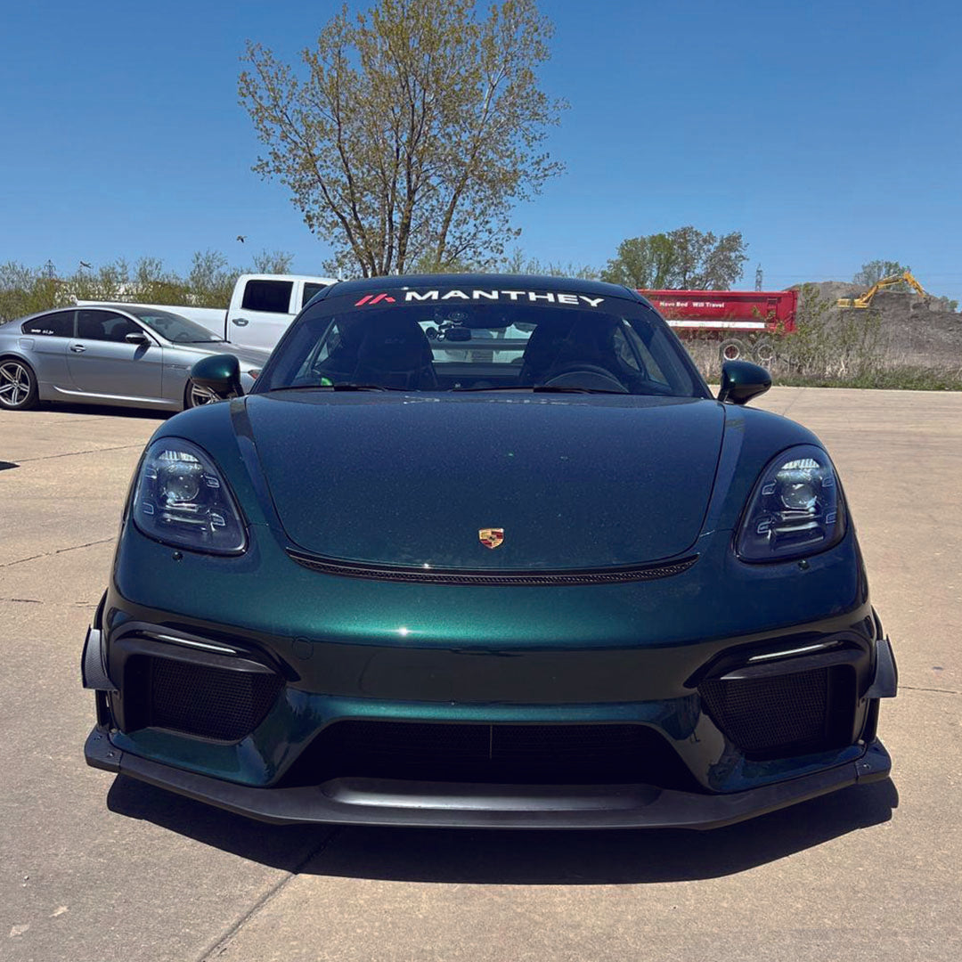 SR DRY CARBON FIBER CLUBSPORT DIVE PLANE [PORSCHE 718 Cayman GT4 RS]