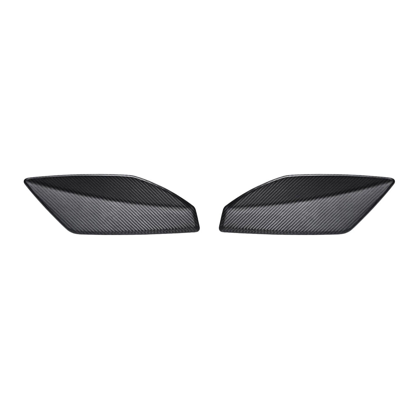SR DRS-1 DRY CARBON FIBER ENDPLATES FOR GT4 RS OEM WING [PORSCHE 718 Cayman GT4 RS]